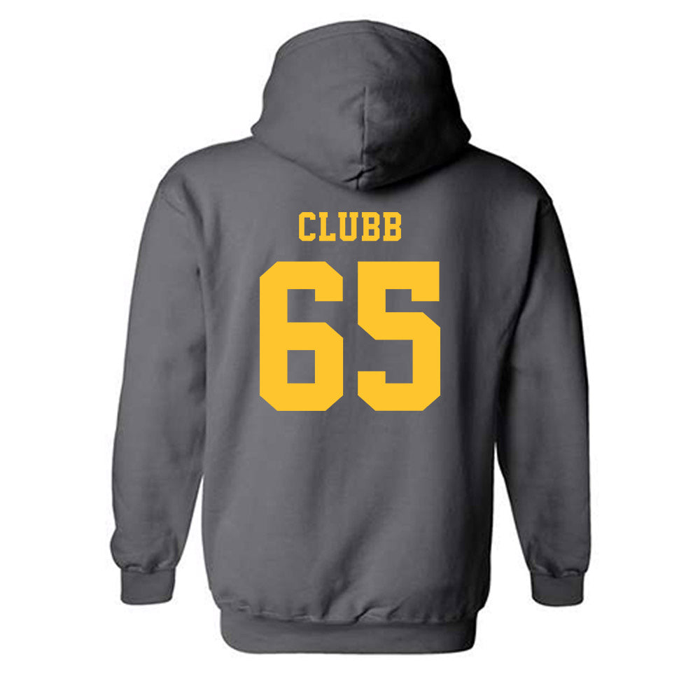 NDSU - NCAA Football : Brody Clubb - Classic Shersey Hooded Sweatshirt-1