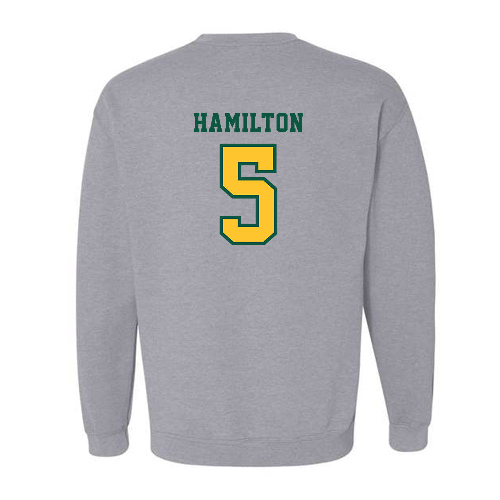 NDSU - NCAA Baseball : Davis Hamilton - Classic Shersey Crewneck Sweatshirt-1
