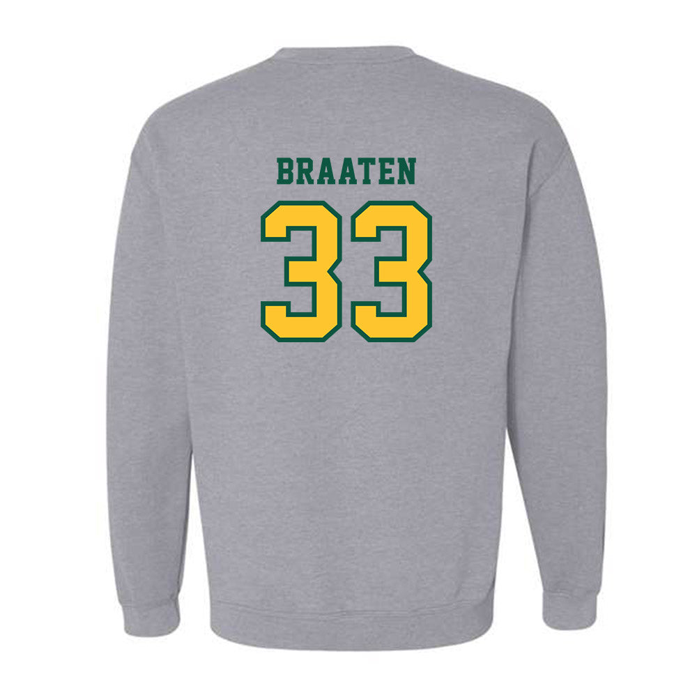 NDSU - NCAA Football : Walker Braaten - Classic Shersey Crewneck Sweatshirt-1