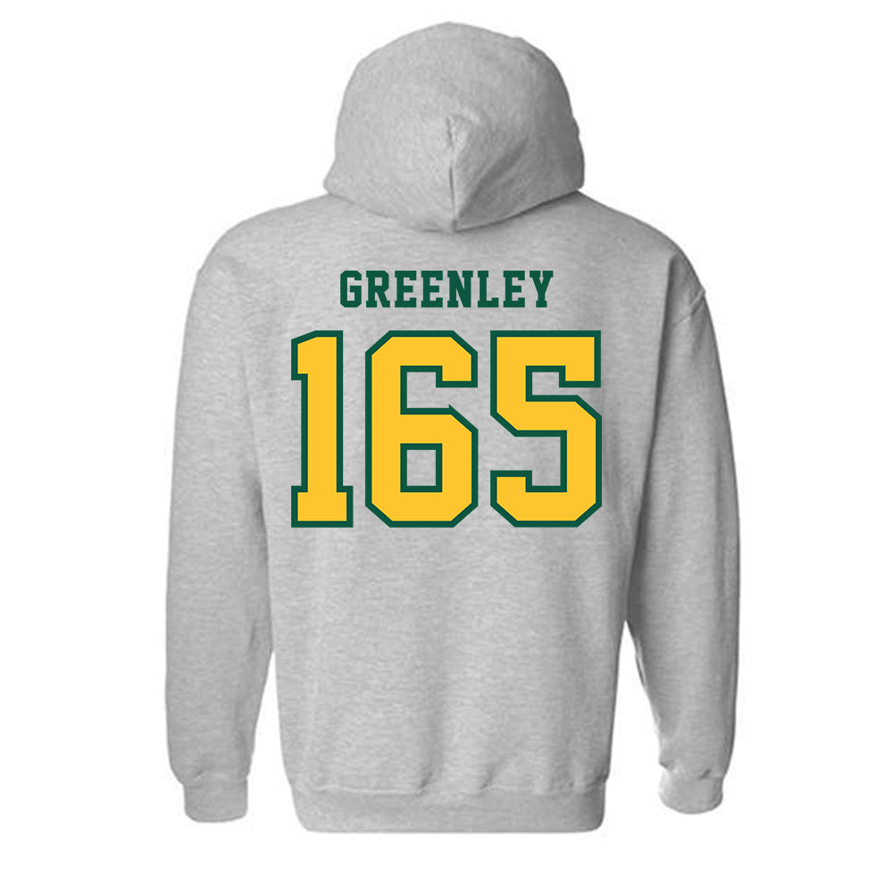 NDSU - NCAA Wrestling : Boeden Greenley - Classic Shersey Hooded Sweatshirt-1