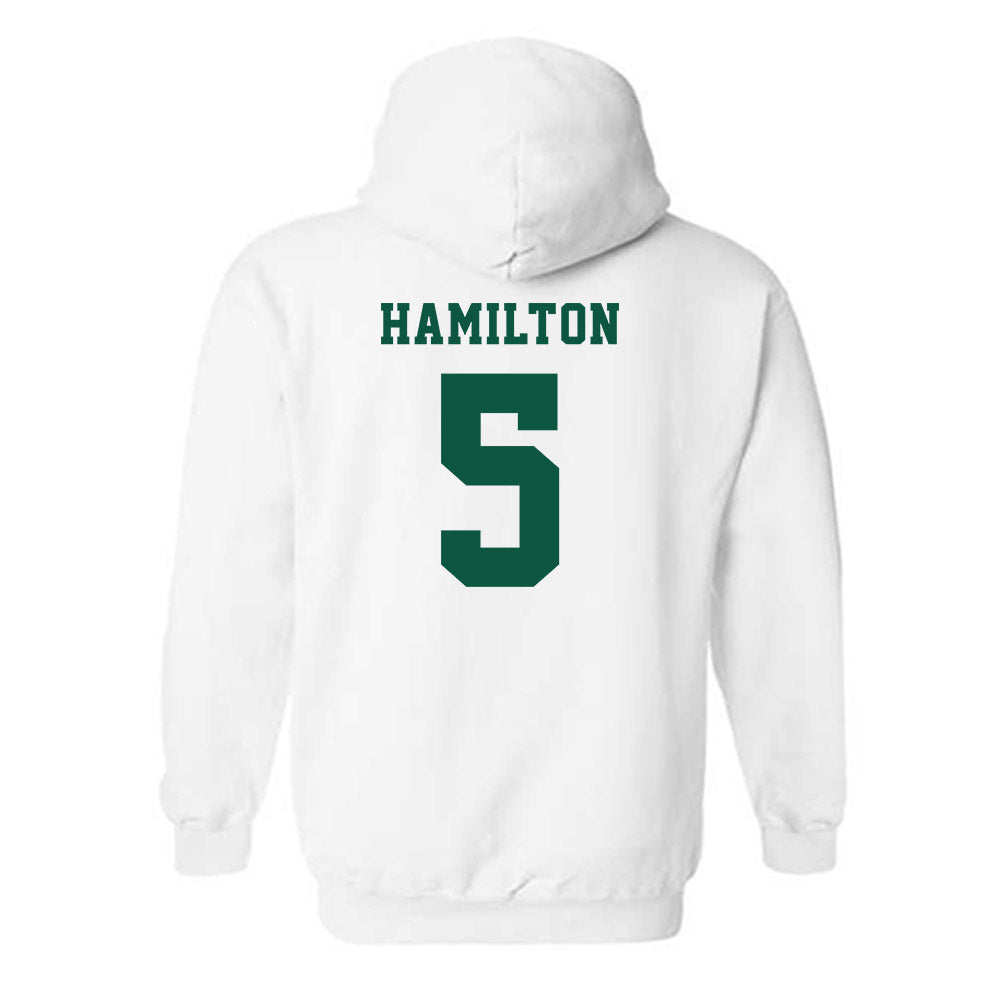 NDSU - NCAA Baseball : Davis Hamilton - Classic Shersey Hooded Sweatshirt-1