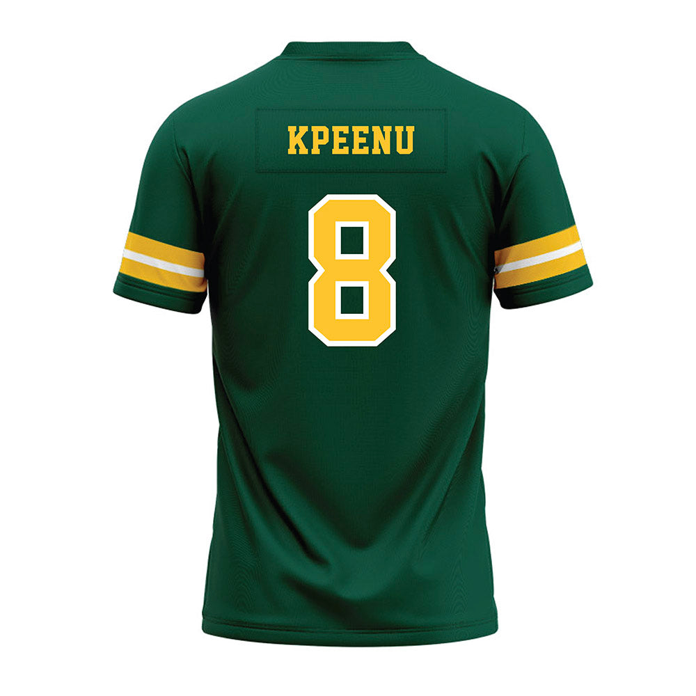 NDSU - NCAA Football : Barika Kpeenu - Green Premium Football Jersey-1