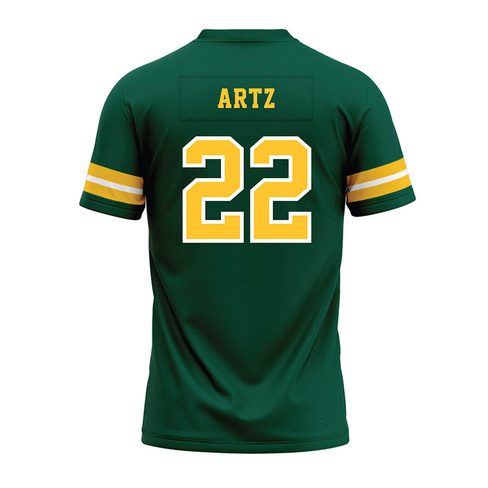 NDSU - NCAA Football : Hudson Artz - Green Premium Football Jersey-1