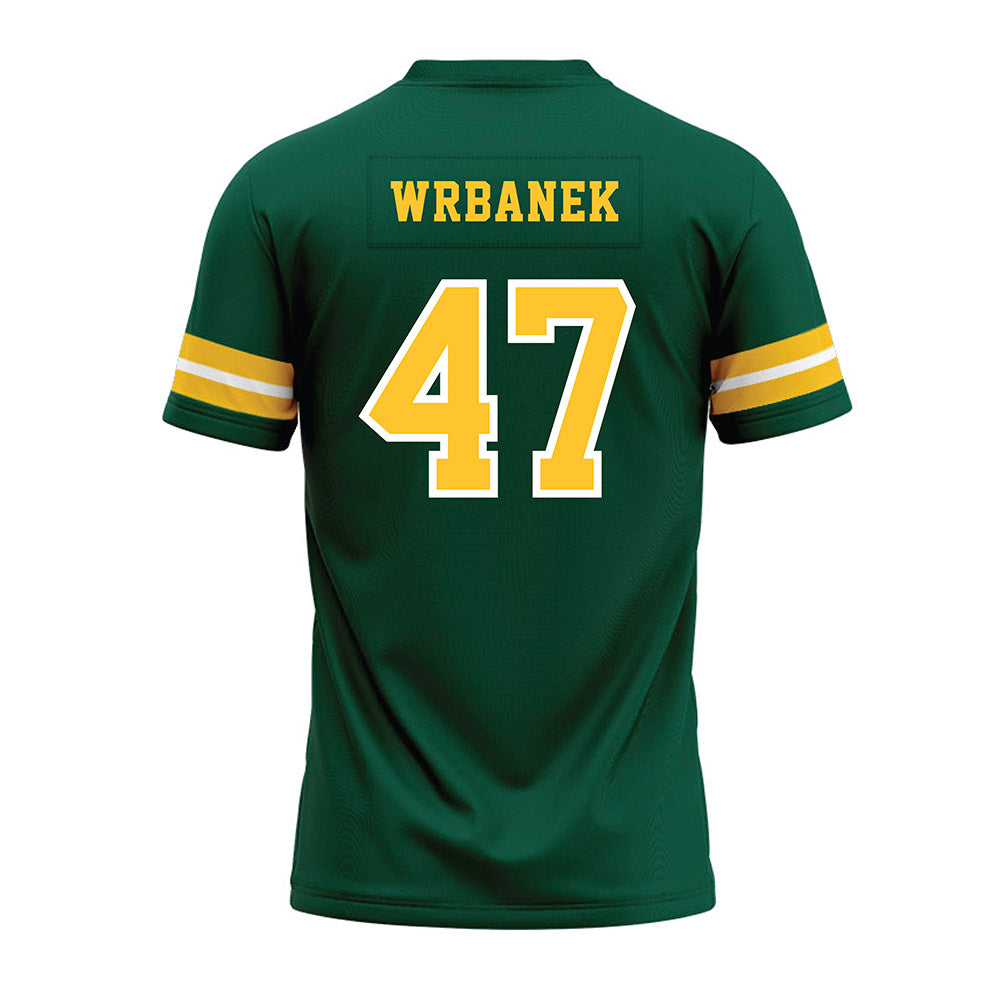 NDSU - NCAA Football : Jacob Wrbanek - Green Premium Football Jersey-1