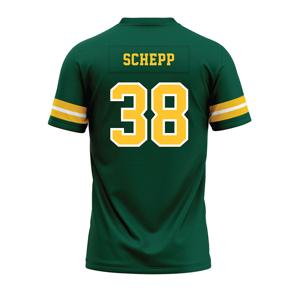 NDSU - NCAA Football : Ben Schepp - Green Premium Football Jersey-1
