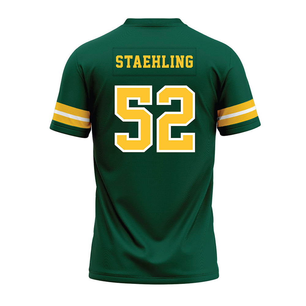 NDSU - NCAA Football : Nathaniel Staehling - Green Premium Football Jersey-1