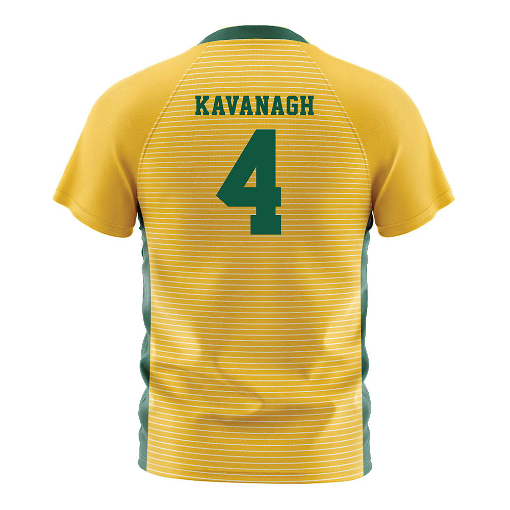 NDSU - NCAA Women's Soccer : Devon Kavanagh - Yellow Soccer Jersey-1