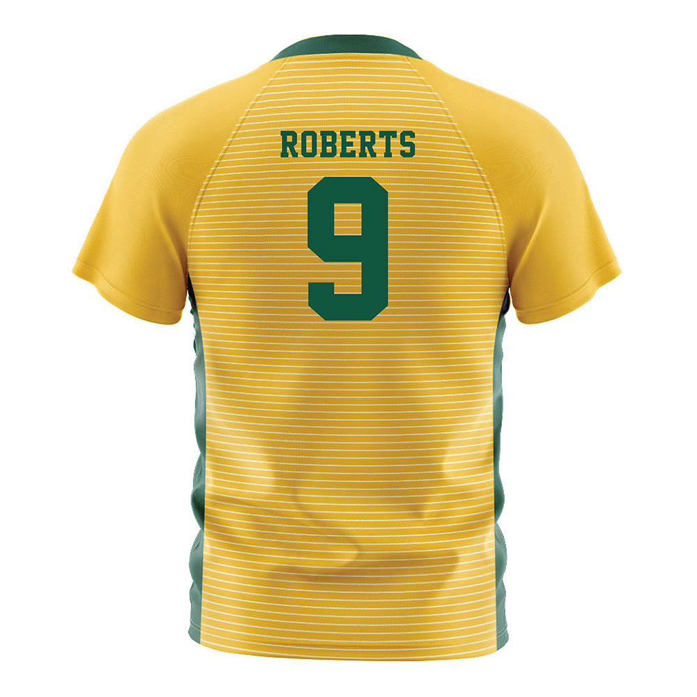 NDSU - NCAA Women's Soccer : Abi Roberts - Yellow Soccer Jersey-1