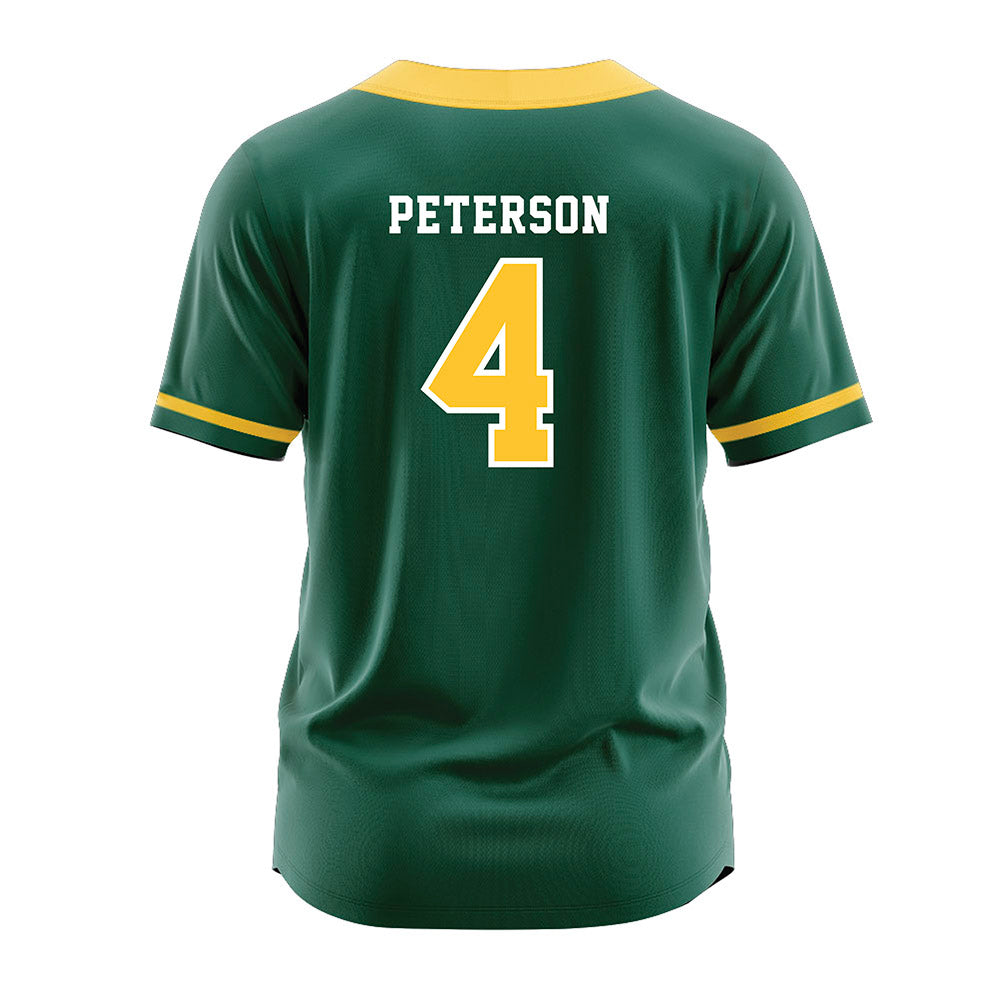 NDSU - NCAA Softball : Ellie Peterson - Green Jersey-1