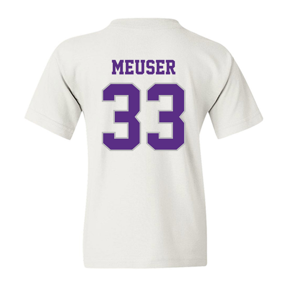 Stonehill - NCAA Men's Basketball : Ethan Meuser - Classic Shersey Youth T-Shirt-1