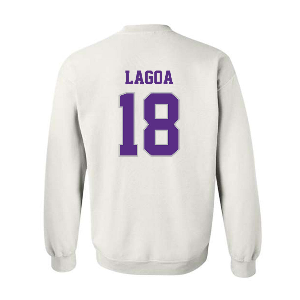 Stonehill - NCAA Men's Soccer : Nathan Lagoa - Classic Shersey Crewneck Sweatshirt-1