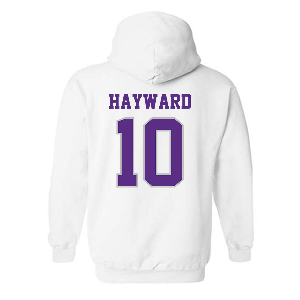 Stonehill - NCAA Women's Basketball : Sharn Hayward - Classic Shersey Hooded Sweatshirt-1