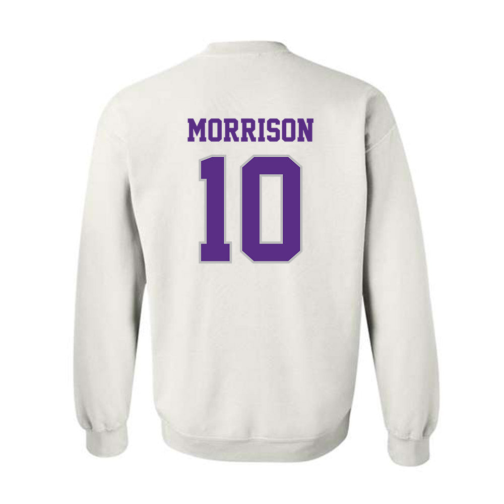 Stonehill - NCAA Baseball : Cam Morrison - Classic Shersey Crewneck Sweatshirt-1
