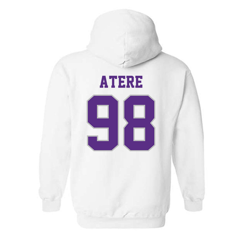 Stonehill - NCAA Football : Demilade Atere - Classic Shersey Hooded Sweatshirt-1