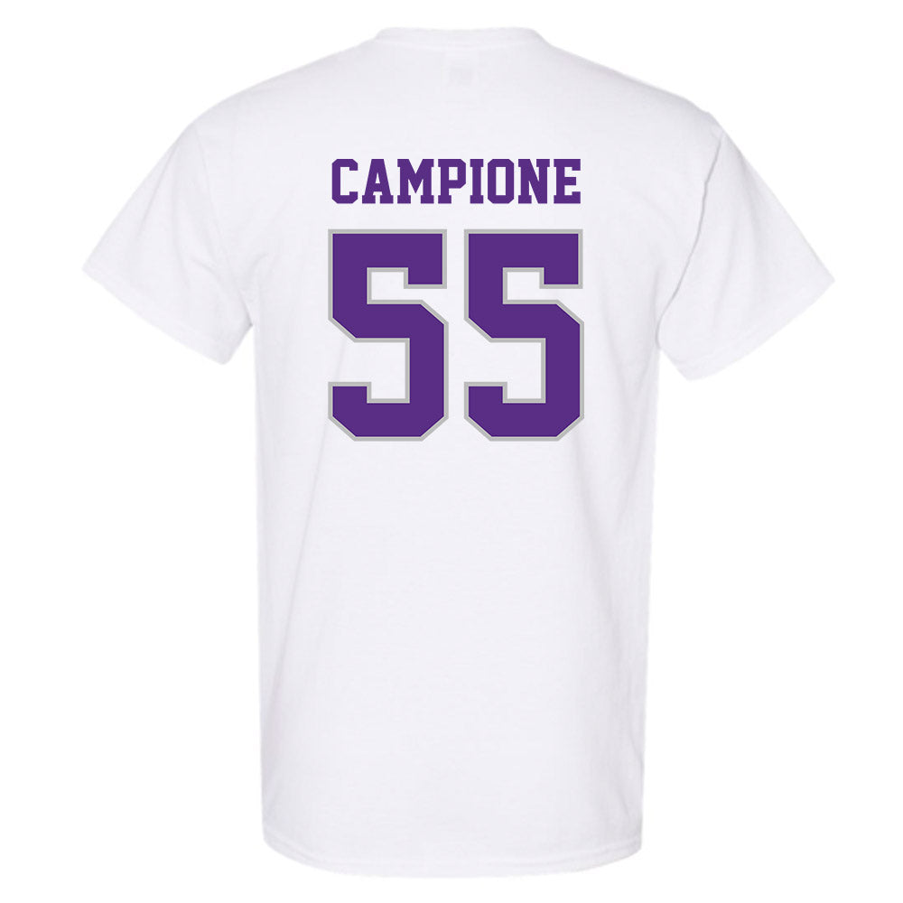 Stonehill - NCAA Men's Ice Hockey : Dominick Campione - Classic Shersey T-Shirt-1