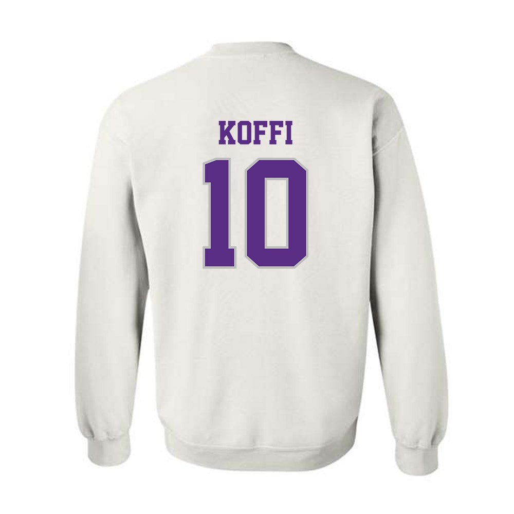 Stonehill - NCAA Men's Basketball : Hermann Koffi - Classic Shersey Crewneck Sweatshirt-1
