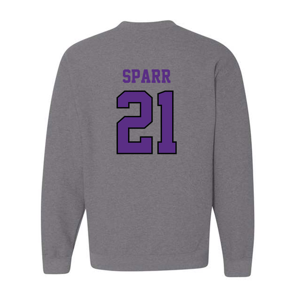 Stonehill - NCAA Baseball : Grayson Sparr - Classic Shersey Crewneck Sweatshirt-1