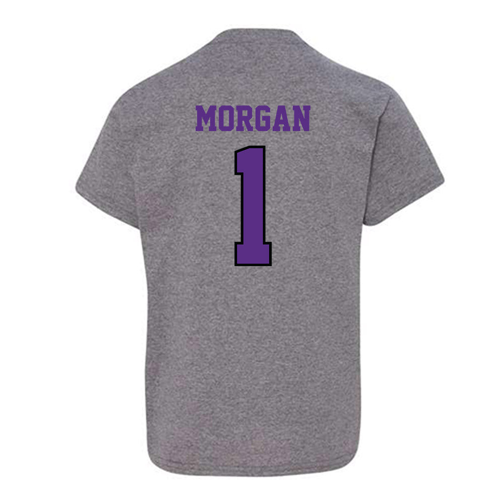 Stonehill - NCAA Men's Basketball : Joshua Morgan - Classic Shersey Youth T-Shirt-1