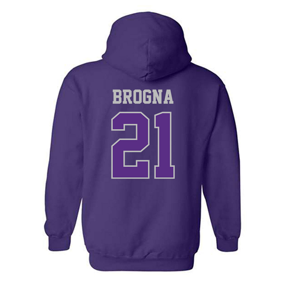 - NCAA Men's Basketball : Todd Brogna - Classic Shersey Hooded Sweatshirt-1