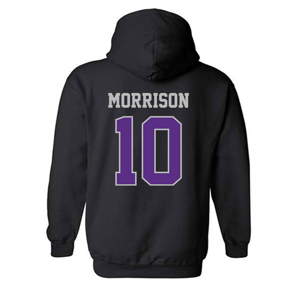 Stonehill - NCAA Baseball : Cam Morrison - Classic Shersey Hooded Sweatshirt-1