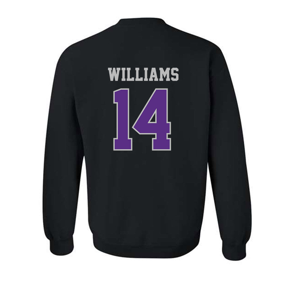 Stonehill - NCAA Football : Jahnez Williams - Classic Shersey Crewneck Sweatshirt-1
