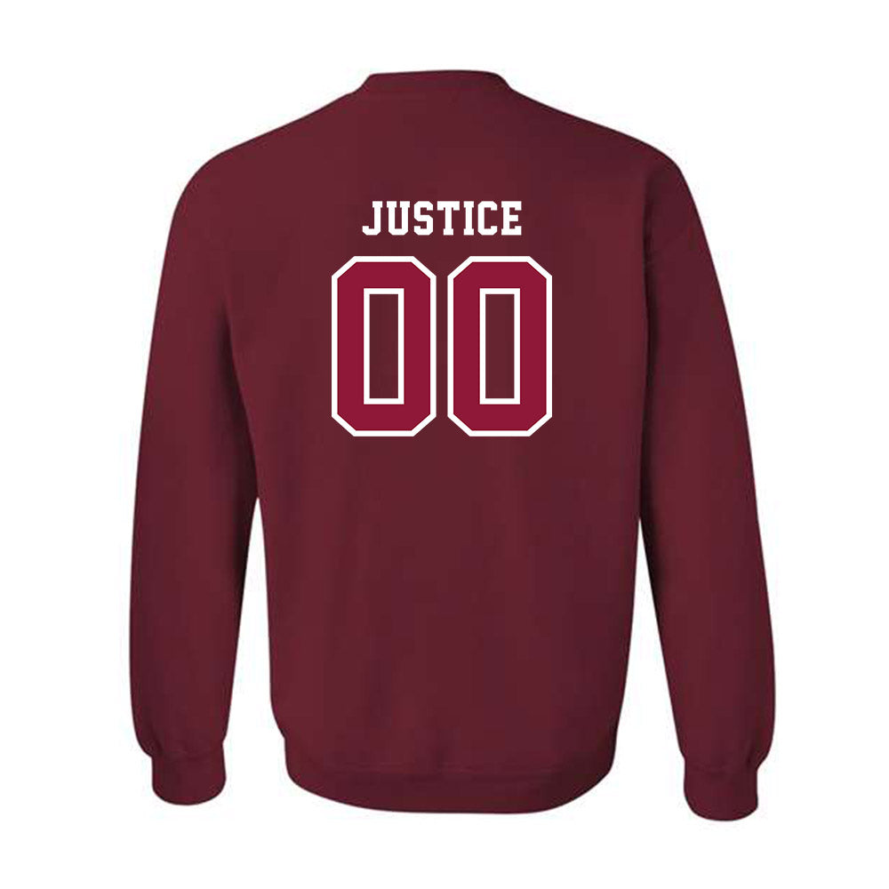 Henderson State - NCAA Football : Markavious Justice - Classic Shersey Crewneck Sweatshirt-1