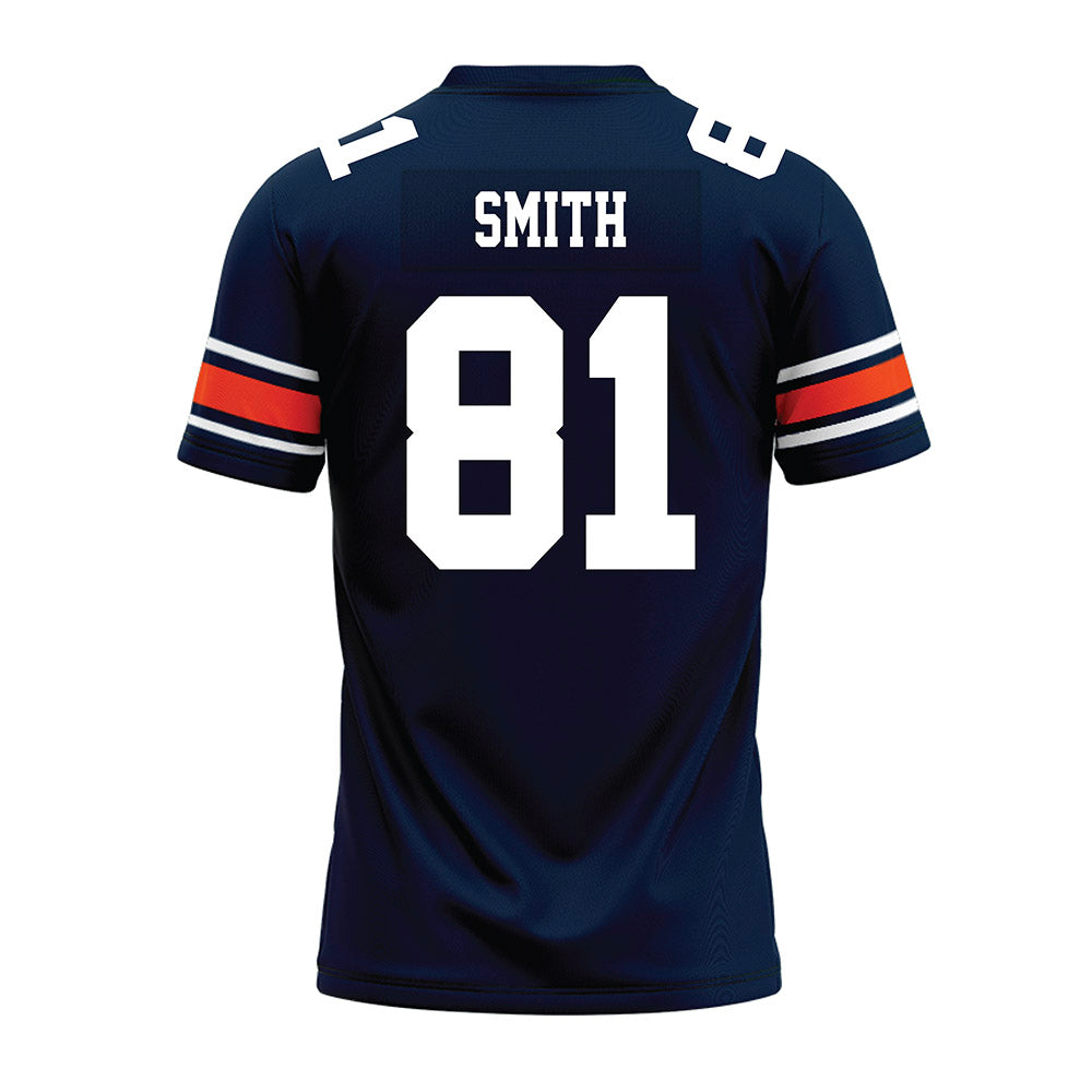 Auburn - NCAA Football : Erick Smith - Navy Premium Football Jersey-1