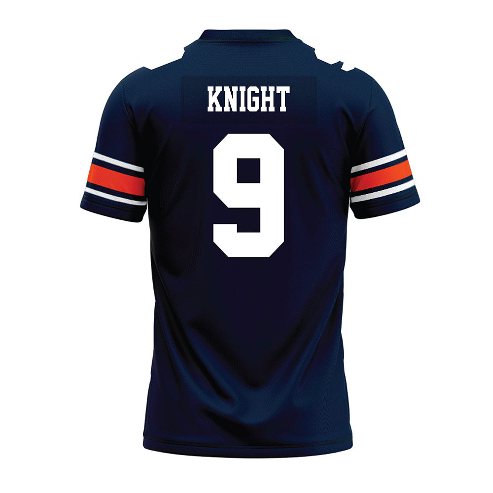 Auburn - NCAA Football : Deuce Knight - Navy Premium Football Jersey-1