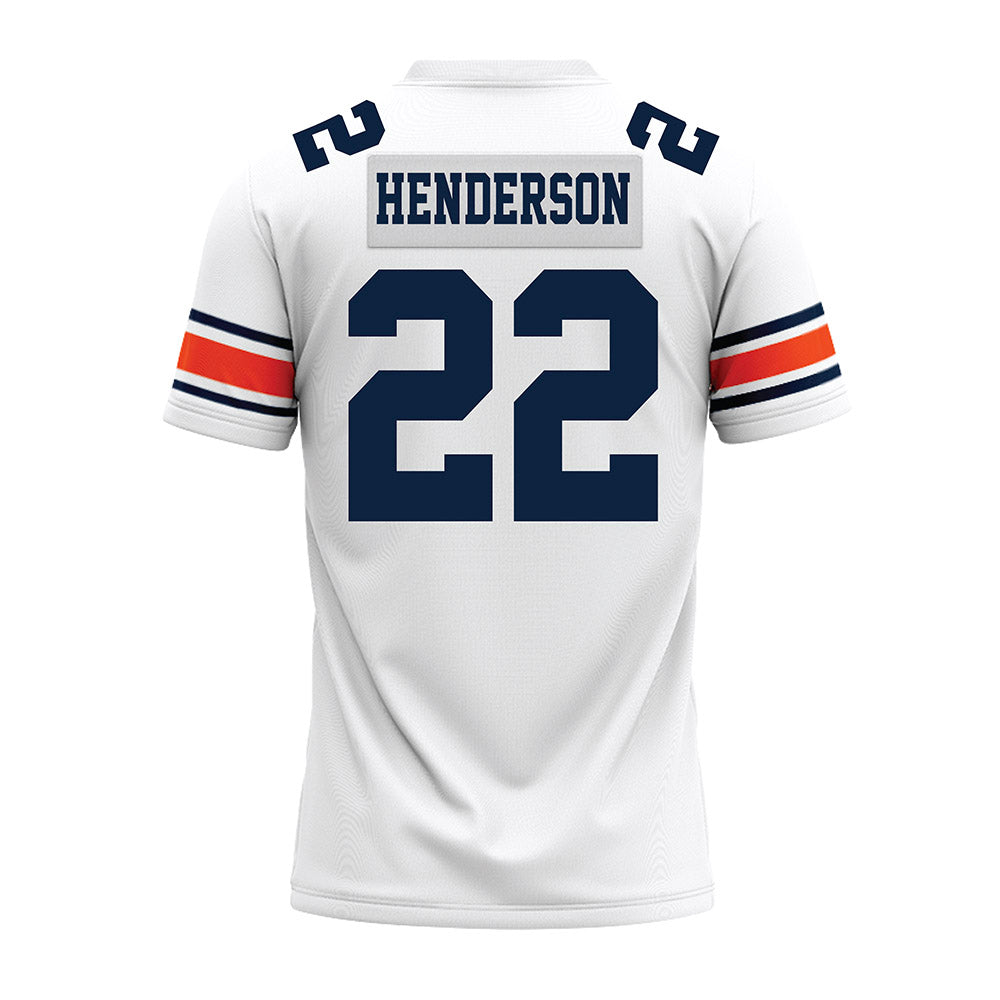 Auburn - NCAA Football : Alvin Henderson - White Premium Football Jersey-1