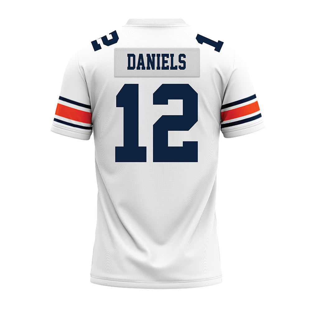 Auburn - NCAA Football : Ashton Daniels - White Premium Football Jersey-1