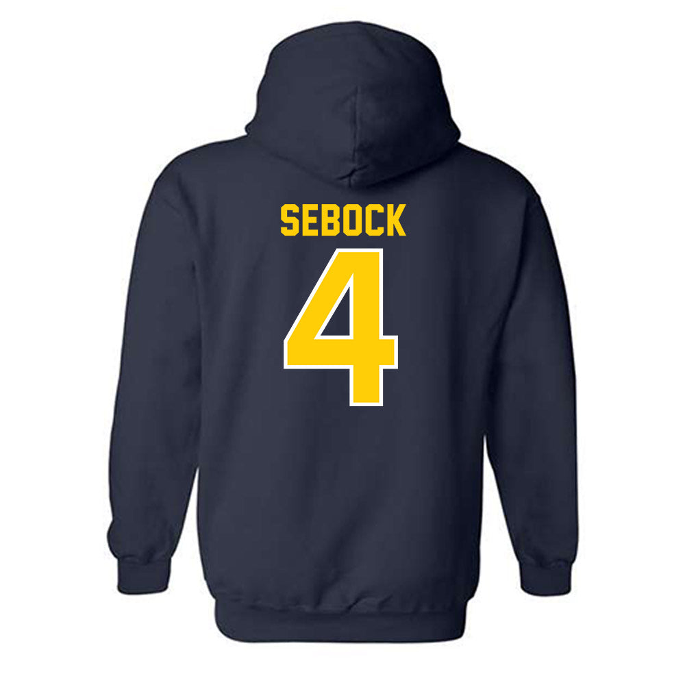 UCO - NCAA Men's Basketball : Jacobi Sebock - Classic Shersey Hooded Sweatshirt-1