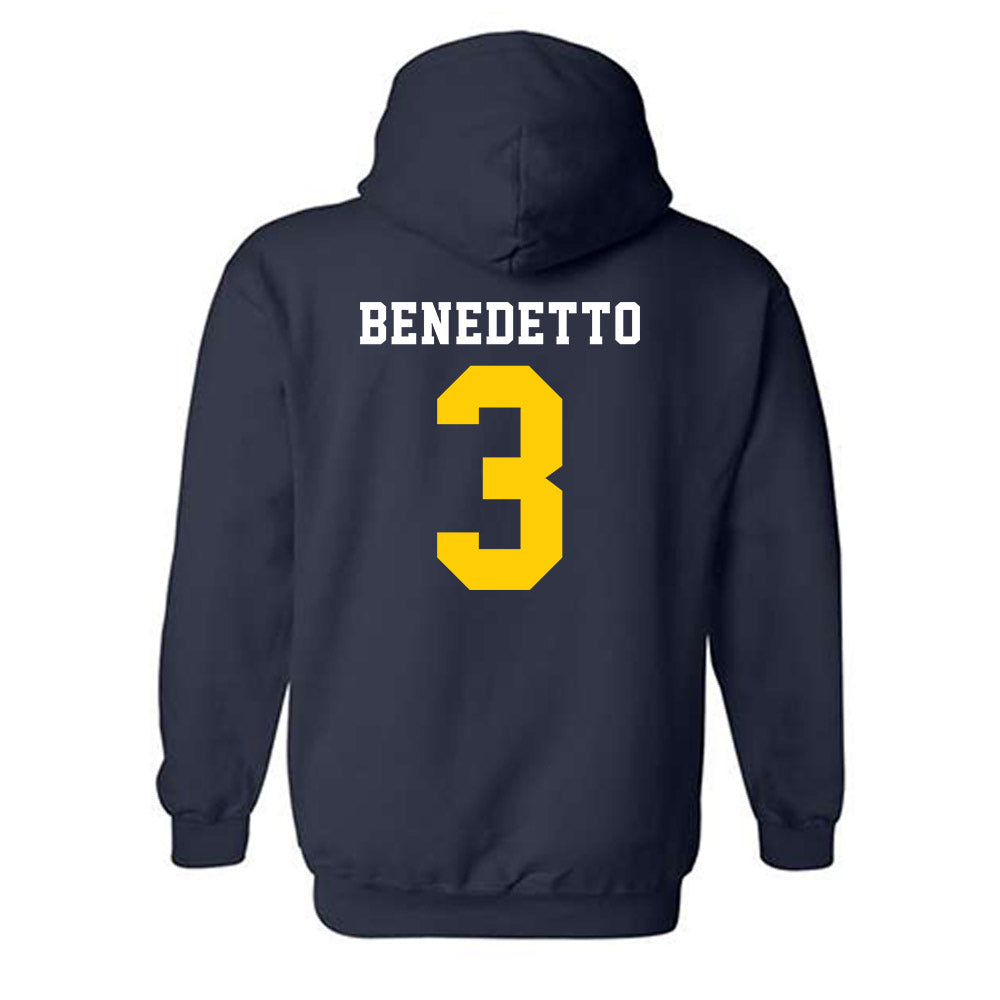 UCO - NCAA Wrestling : Dominik Benedetto - Classic Shersey Hooded Sweatshirt-1
