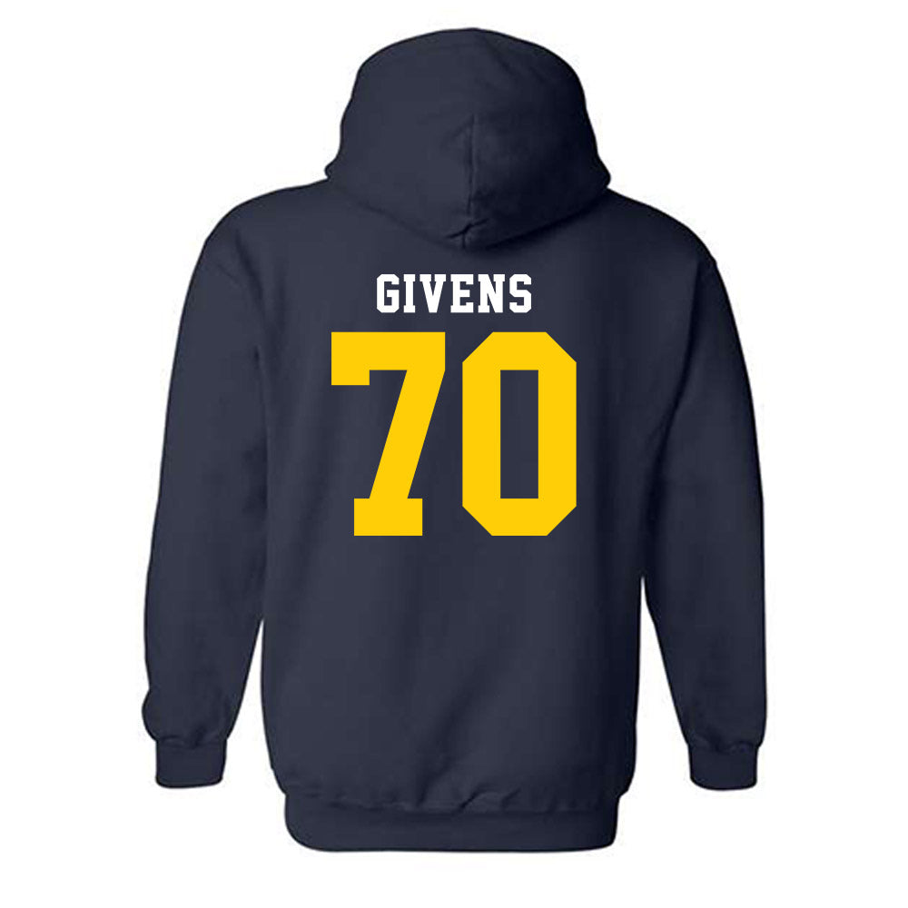 UCO - NCAA Football : Robert Givens - Classic Shersey Hooded Sweatshirt-1
