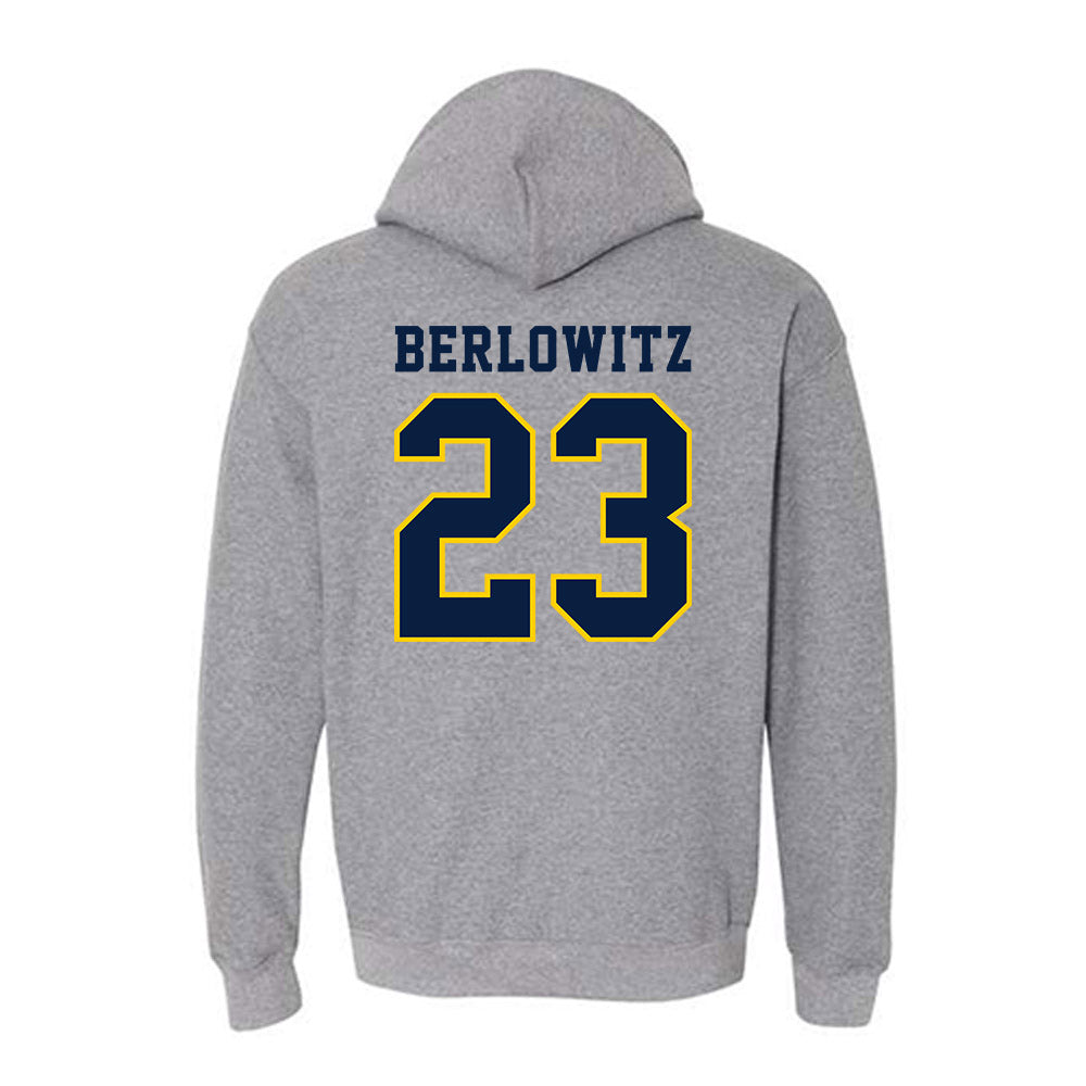 UCO - NCAA Baseball : Brody Berlowitz - Classic Shersey Hooded Sweatshirt-1