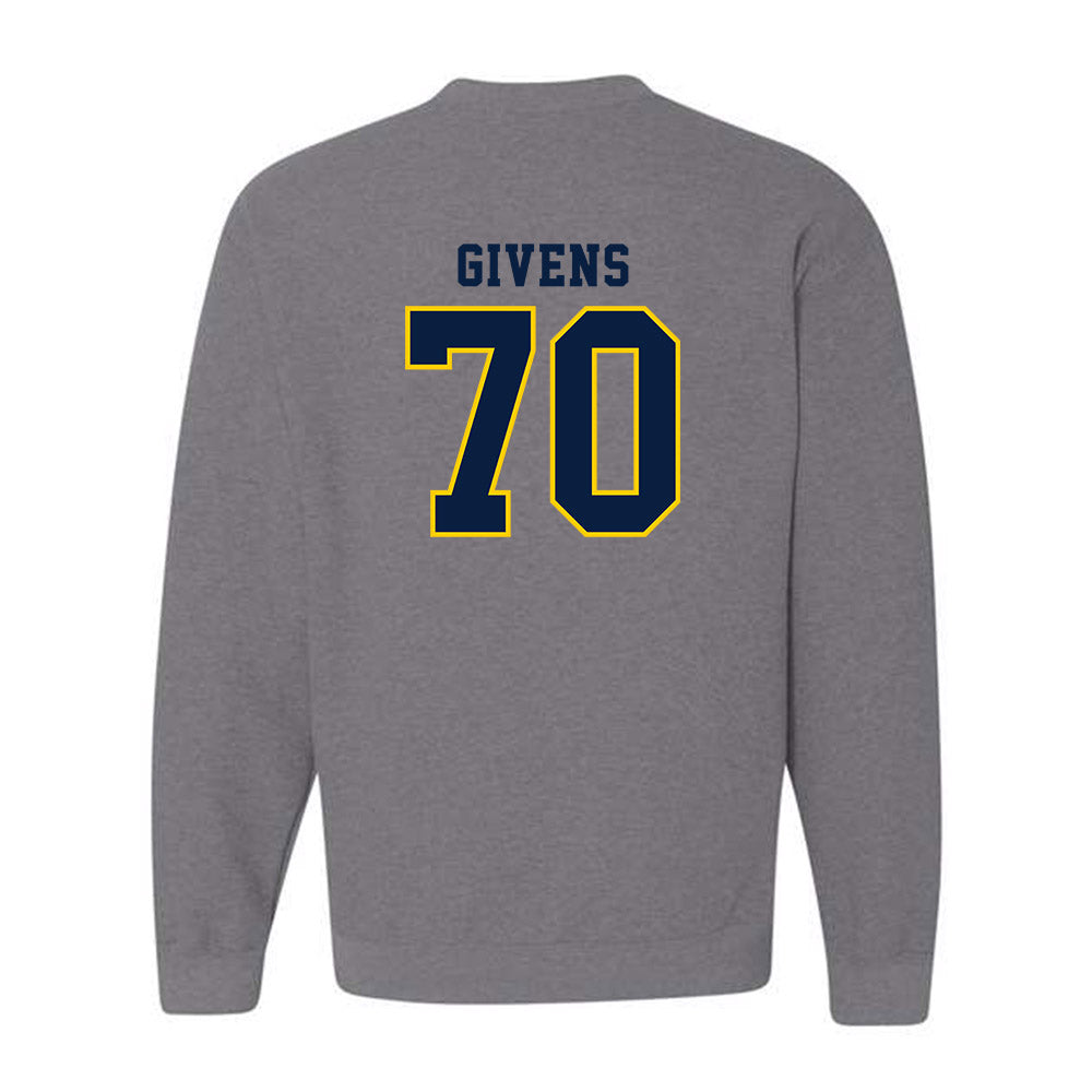 UCO - NCAA Football : Robert Givens - Classic Shersey Crewneck Sweatshirt-1