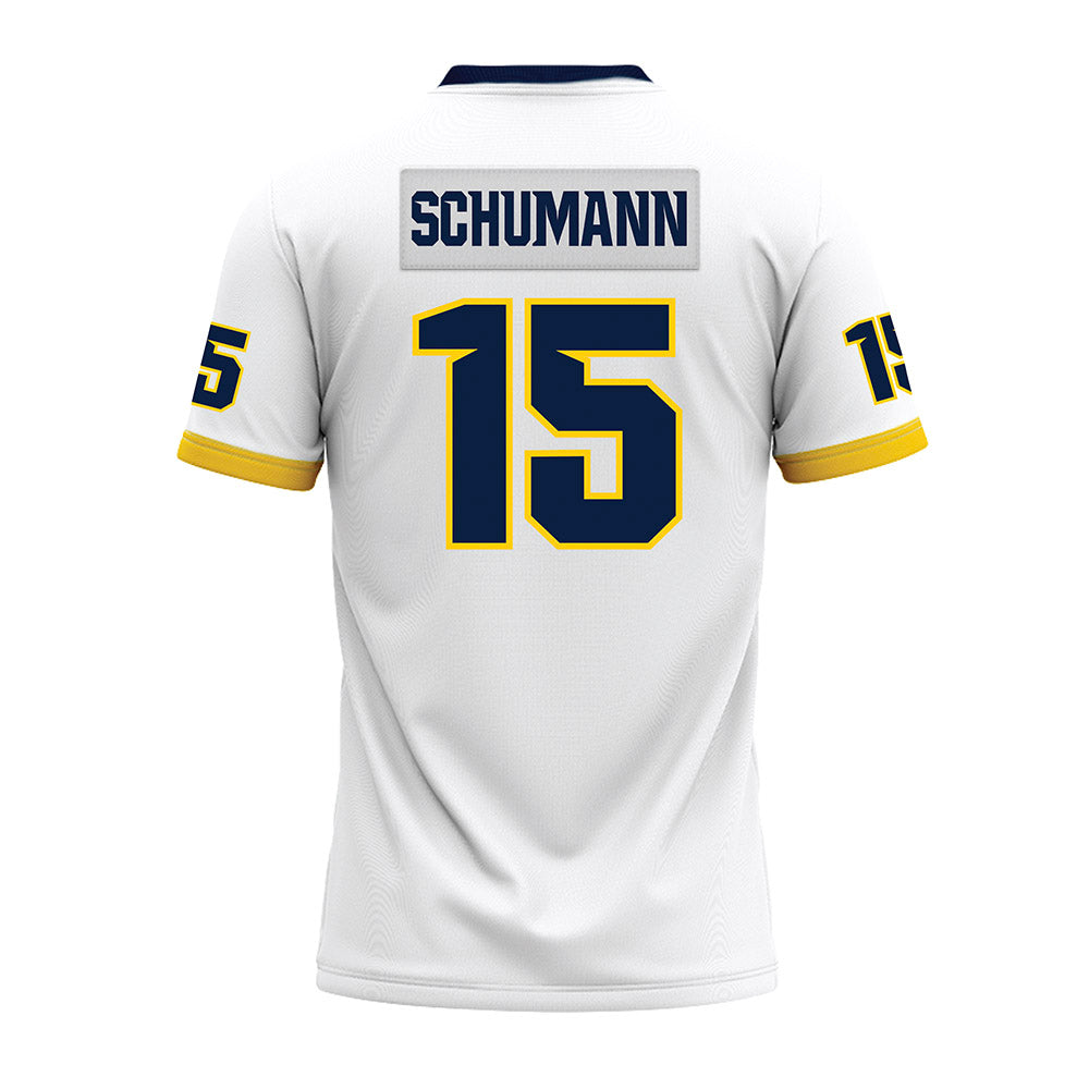 UCO - NCAA Football : Ashton Schumann - White Premium Football Jersey-1