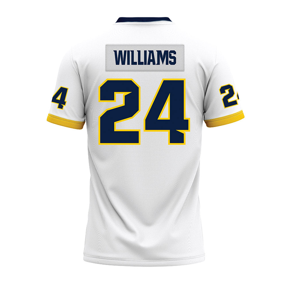 UCO - NCAA Football : David Williams - White Premium Football Jersey-1