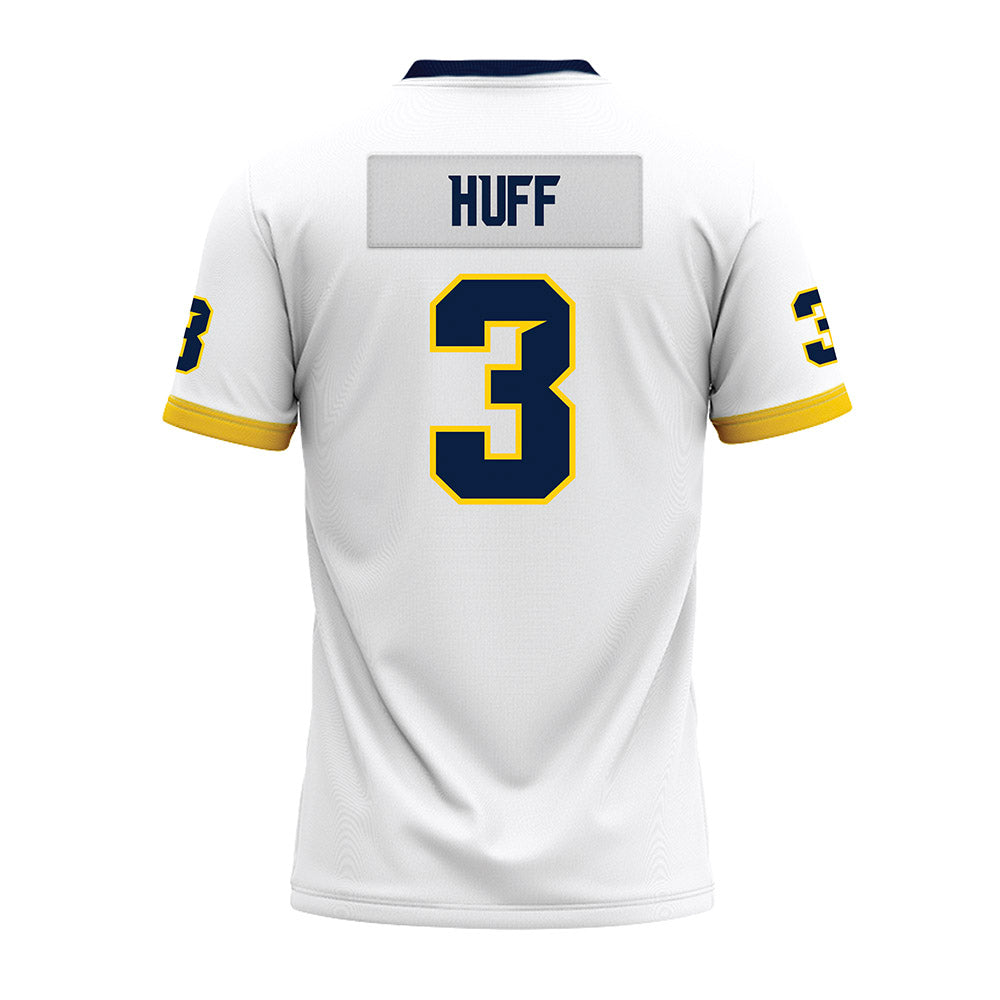 UCO - NCAA Football : Jett Huff - White Premium Football Jersey-1