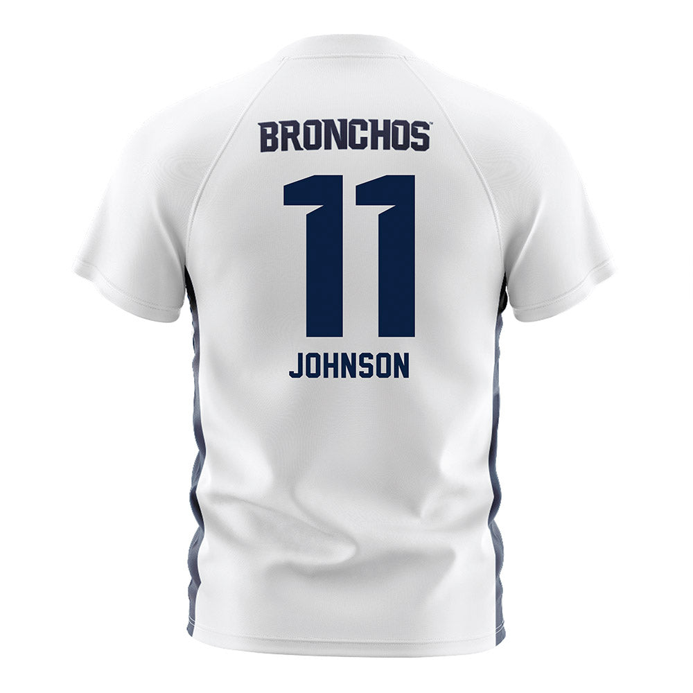 UCO - NCAA Women's Soccer : Makala Johnson - White Soccer Jersey-1