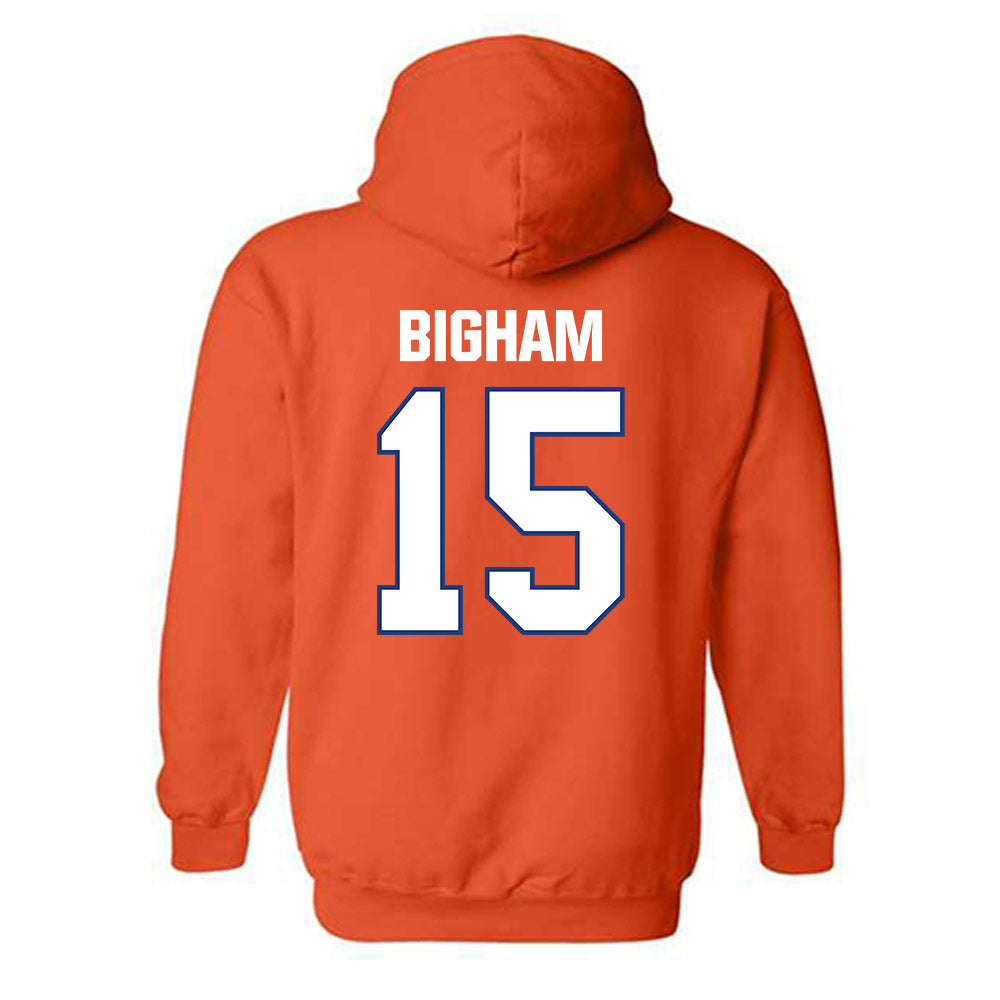 Virginia State - NCAA Men's Lacrosse : Andre Bigham - Classic Shersey Hooded Sweatshirt-1