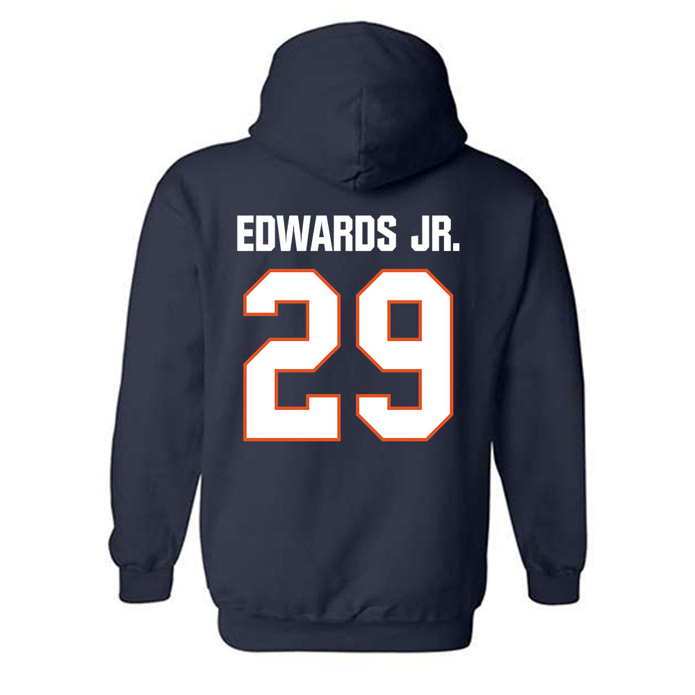 Virginia State - NCAA Men's Lacrosse : Domonic Edwards Jr. - Classic Shersey Hooded Sweatshirt-1