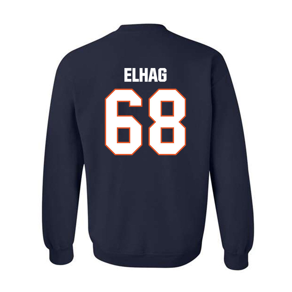Virginia State - NCAA Football : Yazan Elhag - Classic Shersey Crewneck Sweatshirt-1