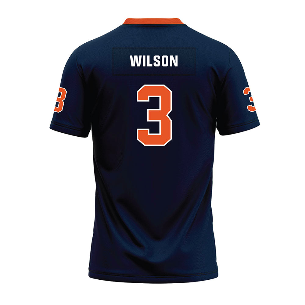 Virginia State - NCAA Football : Jeffrey Wilson - Premium Football Jersey-1