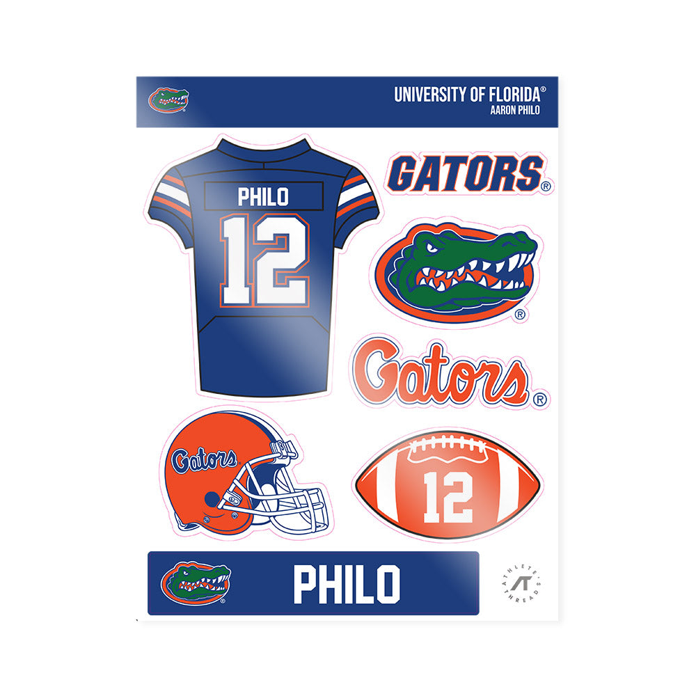 Florida - NCAA Football : Aaron Philo - Sticker Sheet-0