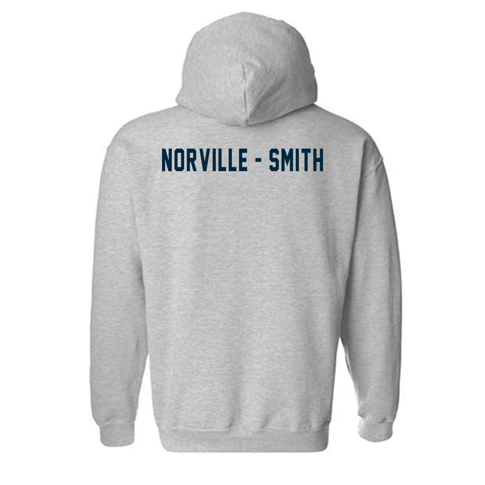 Howard - NCAA Women's Swimming & Diving : Seannia Norville - Smith - Classic Shersey Hooded Sweatshirt-1