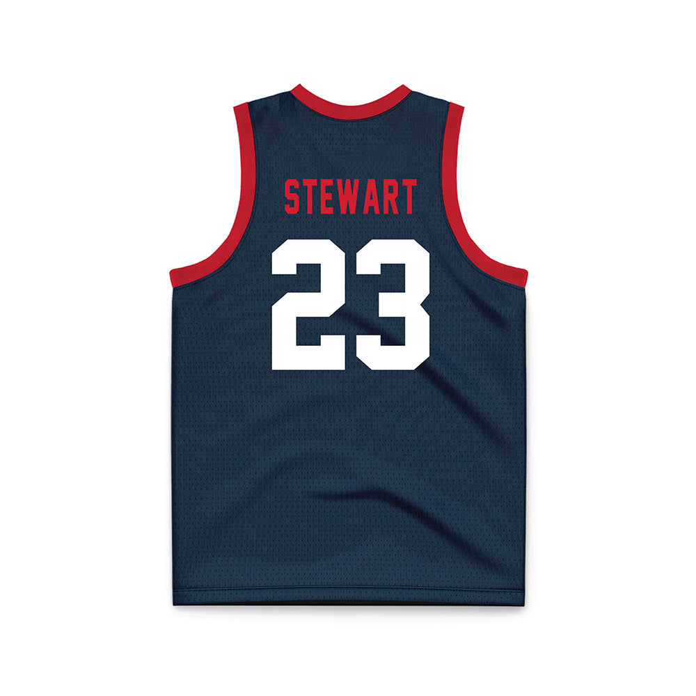 Howard - NCAA Women's Basketball : Zoe Stewart - Blue Basketball Jersey-1