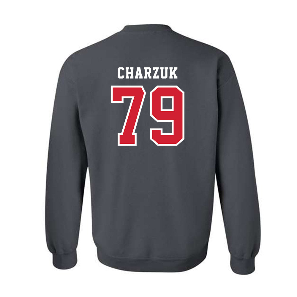 Marist - NCAA Football : Dixon Charzuk - Crewneck Sweatshirt-1