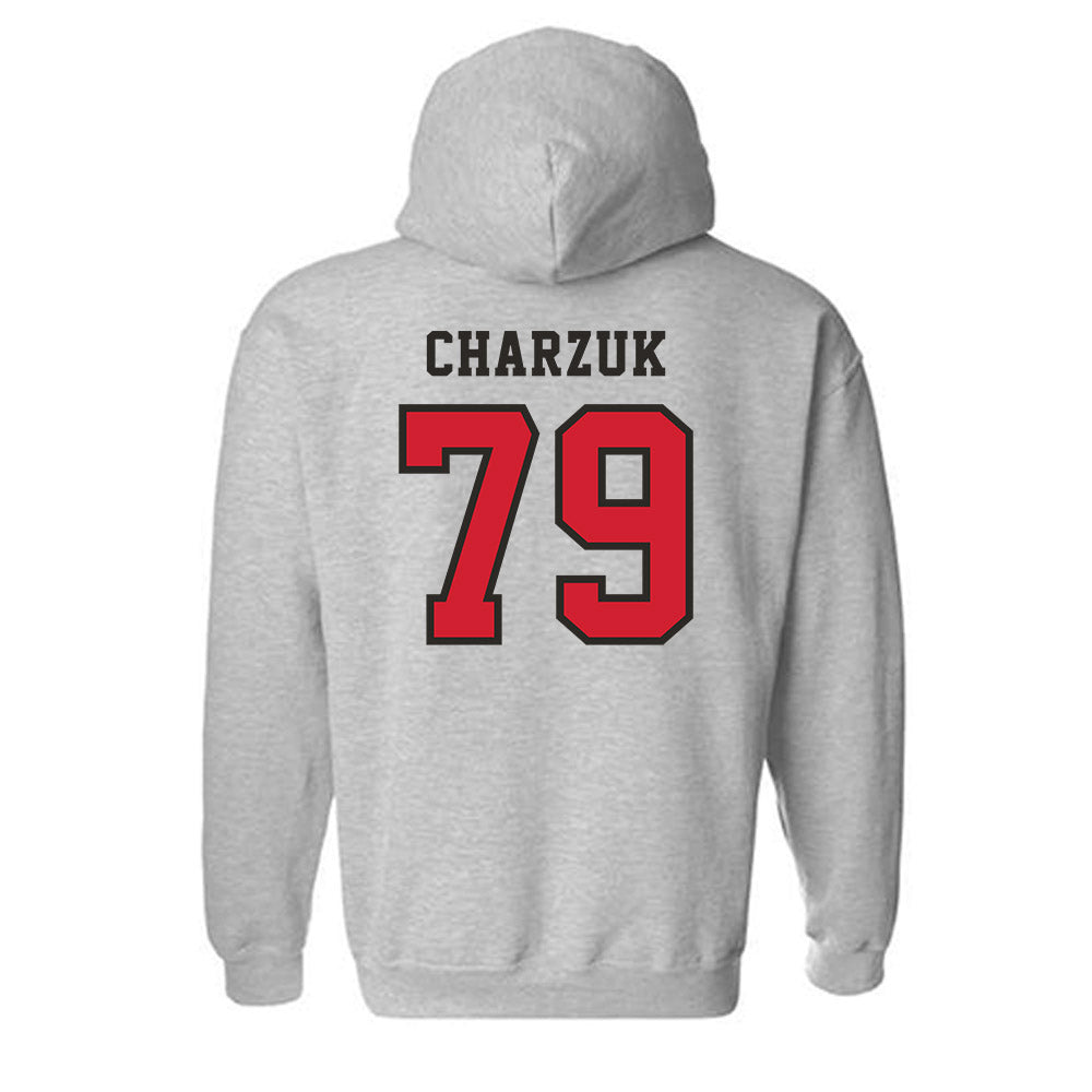 Marist - NCAA Football : Dixon Charzuk - Classic Shersey Hooded Sweatshirt-1