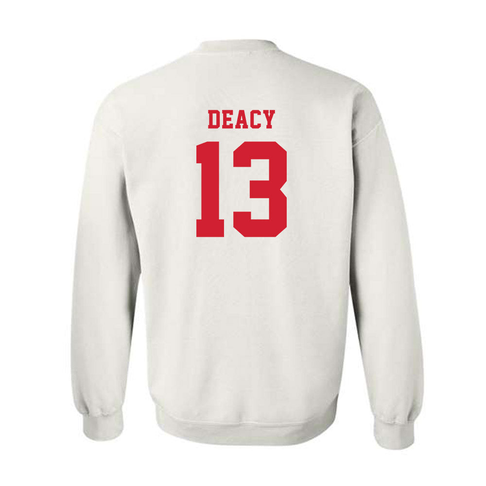 Marist - NCAA Men's Lacrosse : Jake Deacy - Classic Shersey Crewneck Sweatshirt-1