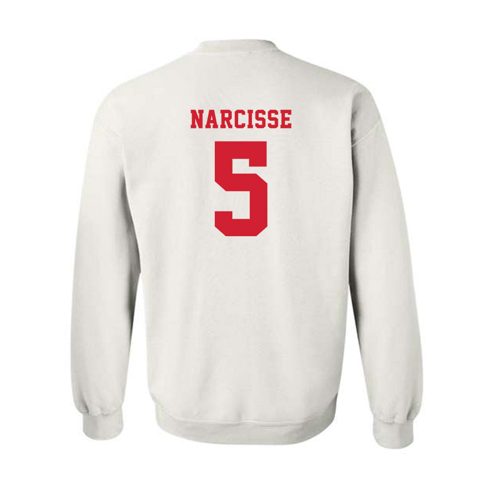 Marist - NCAA Football : Lamont Narcisse - Classic Shersey Crewneck Sweatshirt-1